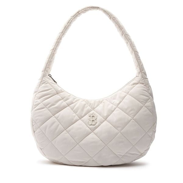 Túi Xách MLB Korea - Padding Quilted Large Hobo Bag - 3ABQL0936-43CRP