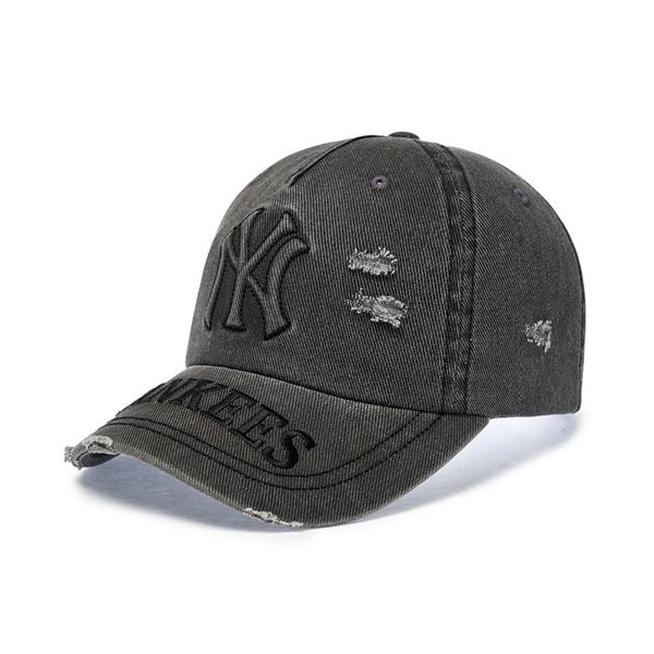 Nón MLB Korea - Vintage Embo Damage Unstructured Ballcap NY Yankees - 3ACPV295N-50CGS