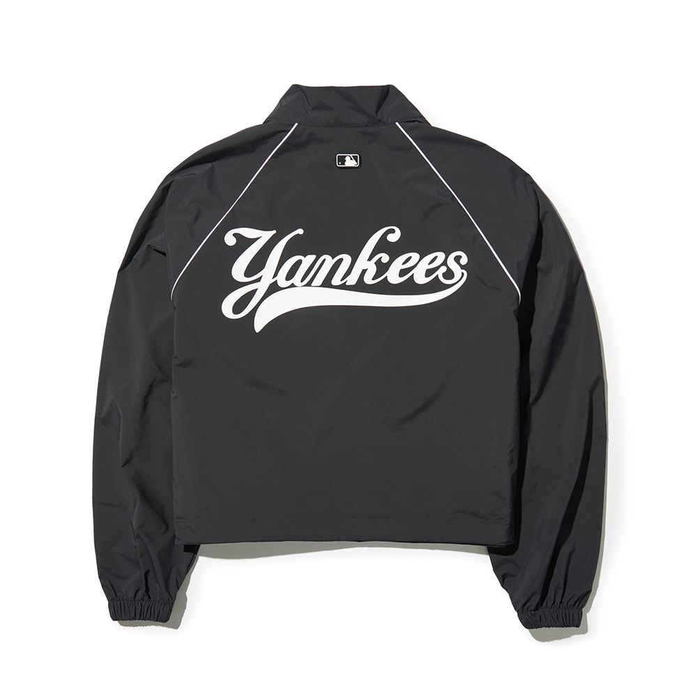  Áo Khoác Gió [Nữ] MLB Korea - Sporty Varsity Crop Windbreaker - 3FWJV0243-50BKS 
