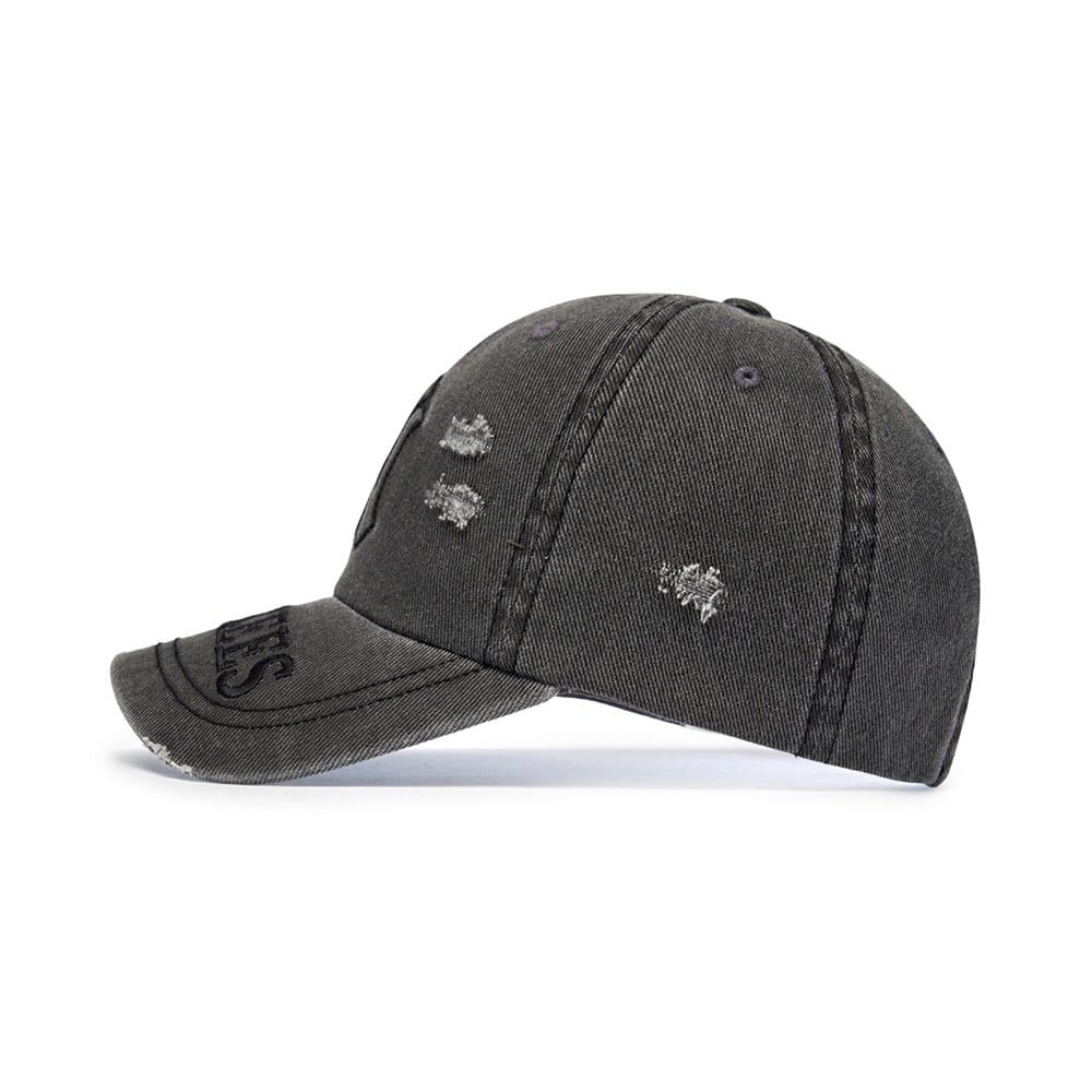  Nón MLB Korea - Vintage Embo Damage Unstructured Ballcap NY Yankees - 3ACPV295N-50CGS 