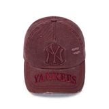  Nón MLB Korea - Vintage Embo Damage Unstructured Ballcap NY Yankees - 3ACPV295N-50WID 