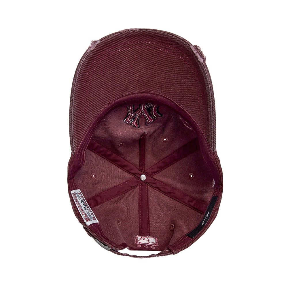  Nón MLB Korea - Vintage Embo Damage Unstructured Ballcap NY Yankees - 3ACPV295N-50WID 