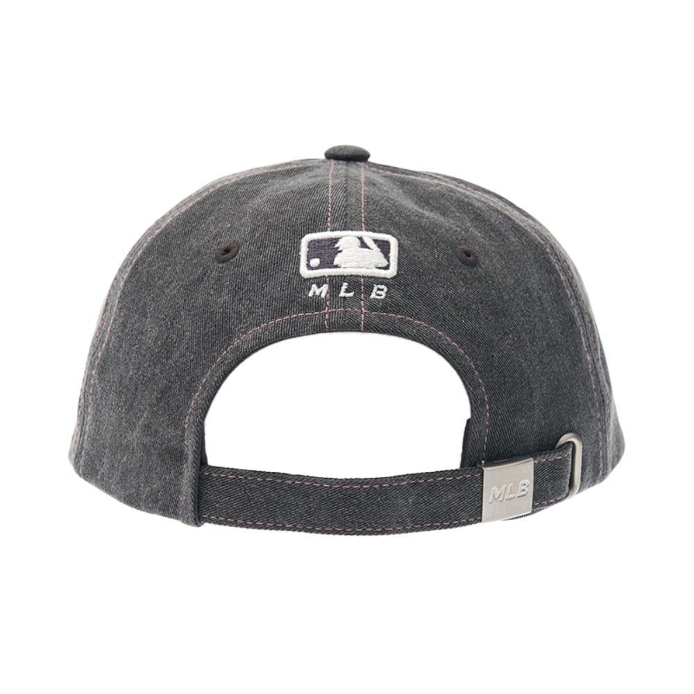  Nón MLB Korea - Varsity Vintage Oval Stitch Cursive Unstructured NY - 3ACPV055N-50CGS 