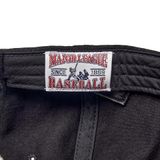  Nón MLB Korea - Vintage Damaged Denim Unstructured Ball Cap NY Yankees - 3ACPB195N-50BKS 