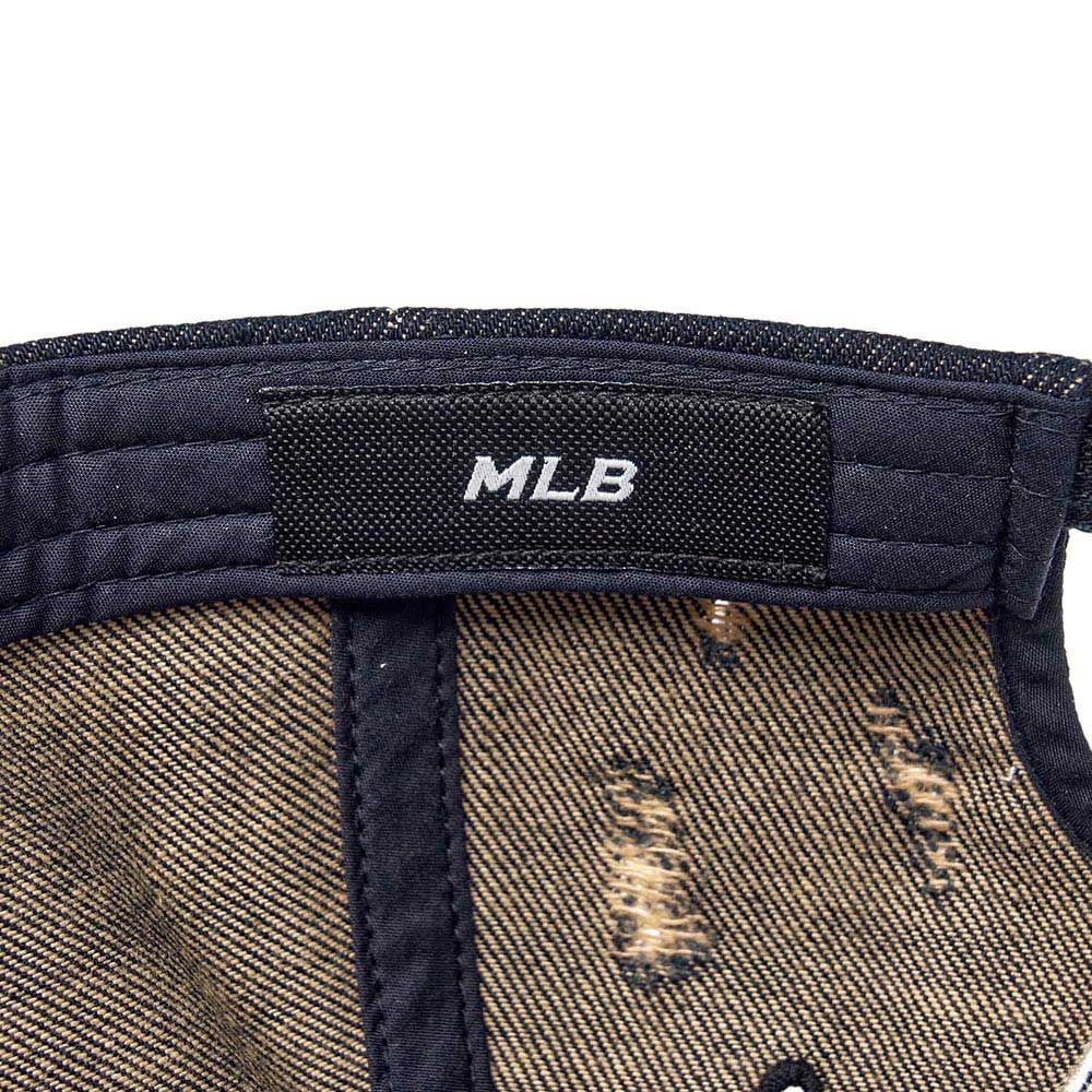  Nón MLB Korea - Vintage Damaged Denim Unstructured Ball Cap NY Yankees - 3ACPB195N-50NYL 