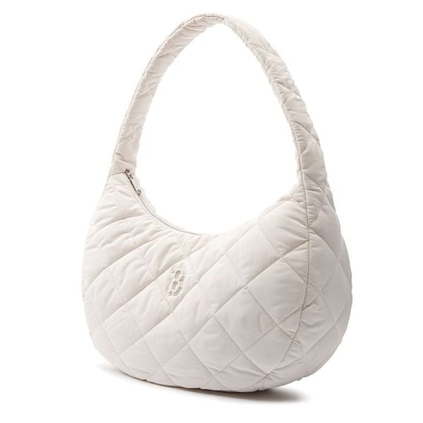 Túi Xách MLB Korea - Padding Quilted Large Hobo Bag - 3ABQL0936-43CRP
