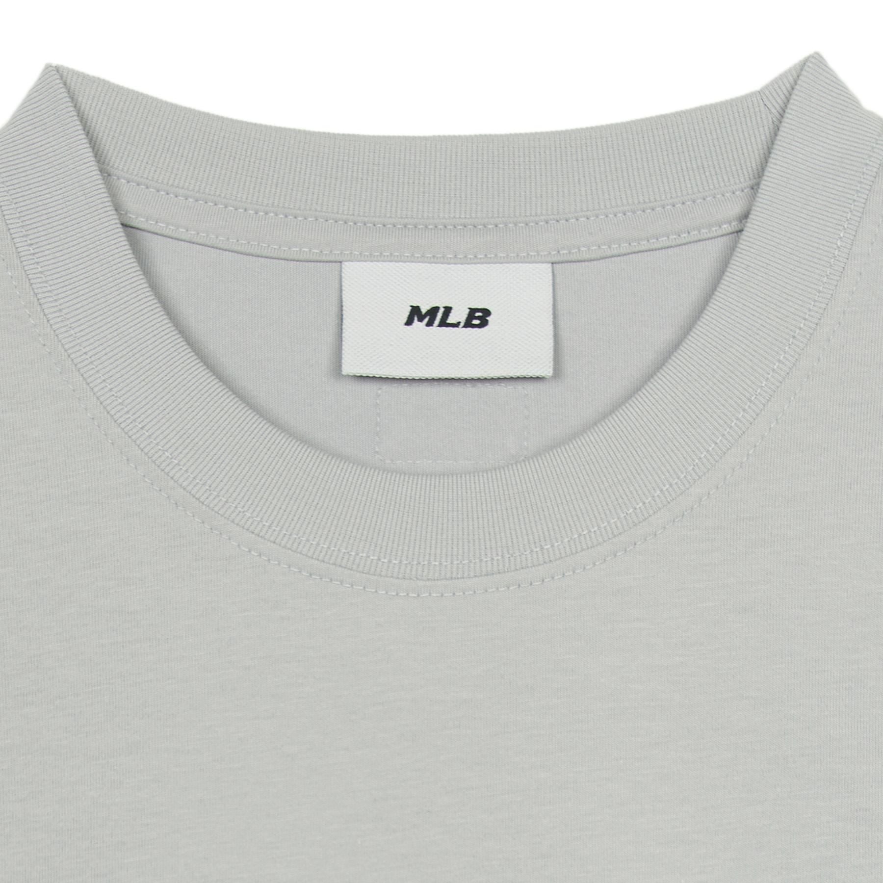  Áo thun [Unisex] MLB - Basic Big Logo Mega Overfit Functional Short Sleeve T-Shirt NY Yankees Gray - 3ATSB0553-43GRL 