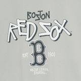  Áo thun [Unisex] MLB - Basic Big Logo Mega Overfit Functional Short Sleeve T-Shirt NY Yankees Gray - 3ATSB0553-43GRL 