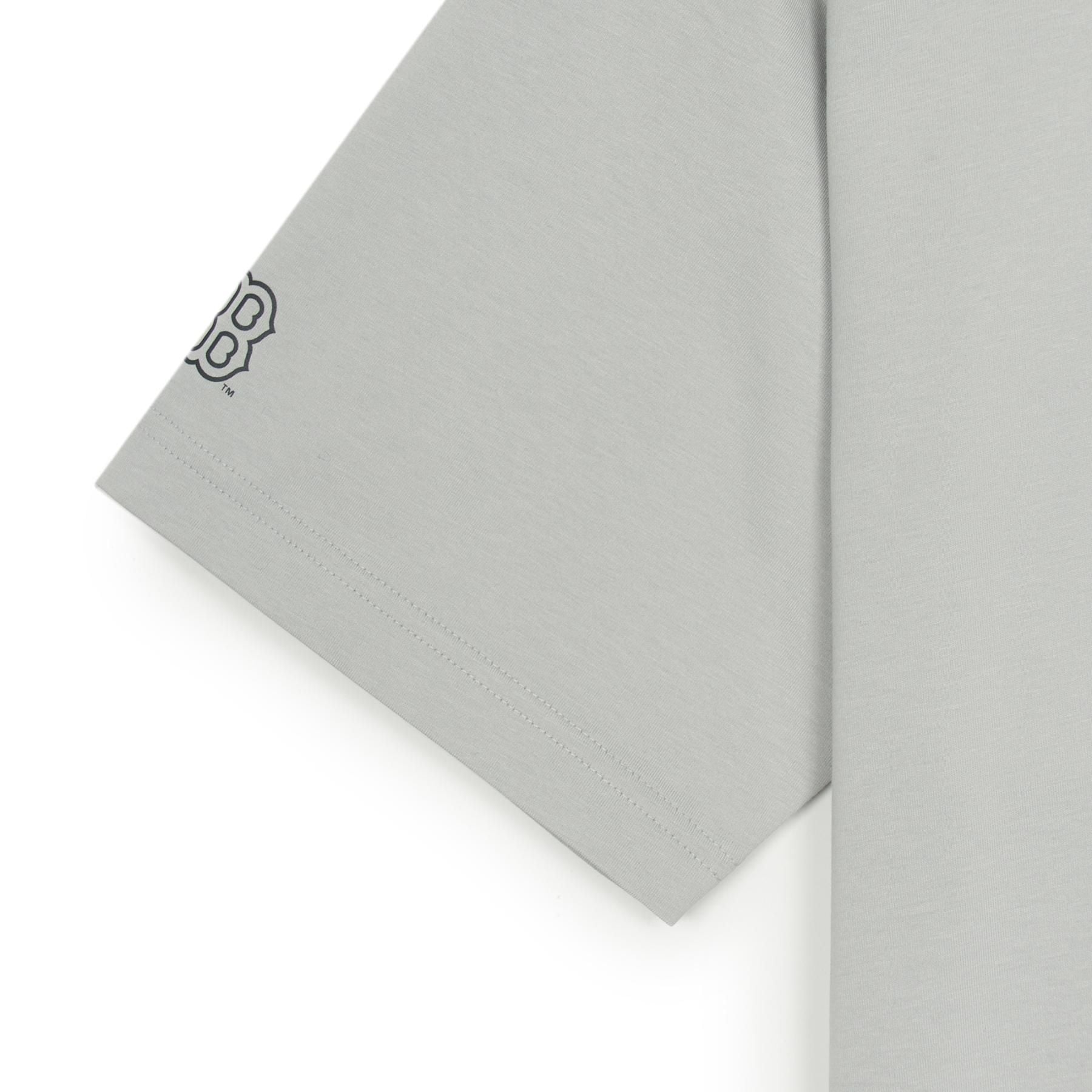  Áo thun [Unisex] MLB - Basic Big Logo Mega Overfit Functional Short Sleeve T-Shirt NY Yankees Gray - 3ATSB0553-43GRL 