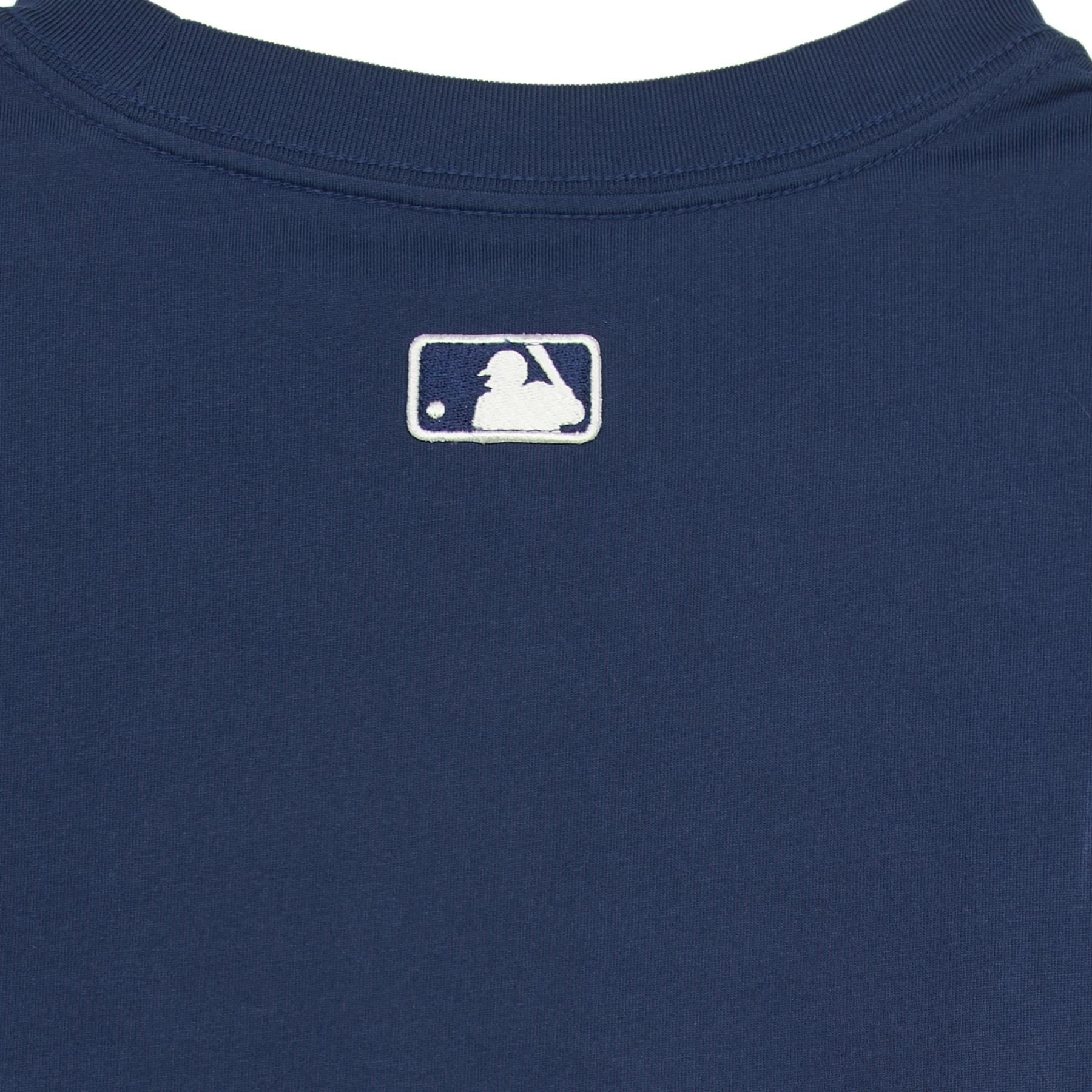  Áo thun [Unisex] MLB - Basic Big Logo Mega Overfit Functional Short Sleeve T-Shirt NY Yankees Navy - 3ATSB0553-50NYS 