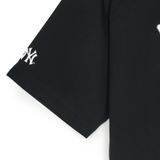  Áo thun [Unisex] MLB - Basic Big Logo Mega Overfit Functional Short Sleeve T-Shirt NY Yankees Black - 3ATSB0553-50BKS 