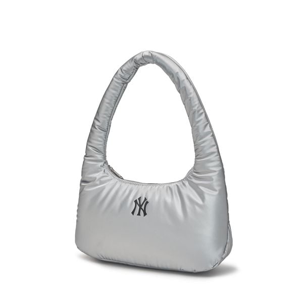 Túi Tote MLB Korea - Basic Luxle Leisure Hobo Bag LA Dodgers Silver - 3ABQS044N-50SIS