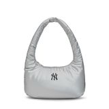  Túi Xách MLB Korea - Basic Luxle Leisure Hobo Bag LA Dodgers Silver - 3ABQS044N-50SIS 