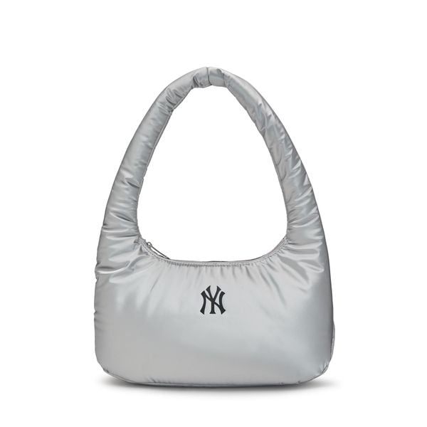 Túi Tote MLB Korea - Basic Luxle Leisure Hobo Bag LA Dodgers Silver - 3ABQS044N-50SIS