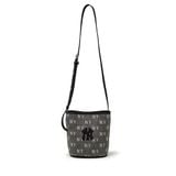  Túi MLB Korea - Classic Mono Vintage Denim Mini Bucket Bag New York Yankees Gray - 3ABMMV55N-50CGS 