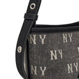  Túi MLB Korea - Classic Mono Vintage Denim Mini Bucket Bag New York Yankees Gray - 3ABMMV55N-50CGS 
