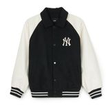 Áo Bomber MLB [Unisex] - Wool Biglux Varsity Jacket NY - 3AJPM1146-50BKS 