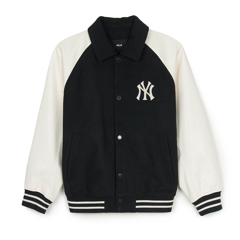  Áo Bomber MLB [Unisex] - Wool Biglux Varsity Jacket NY - 3AJPM1146-50BKS 