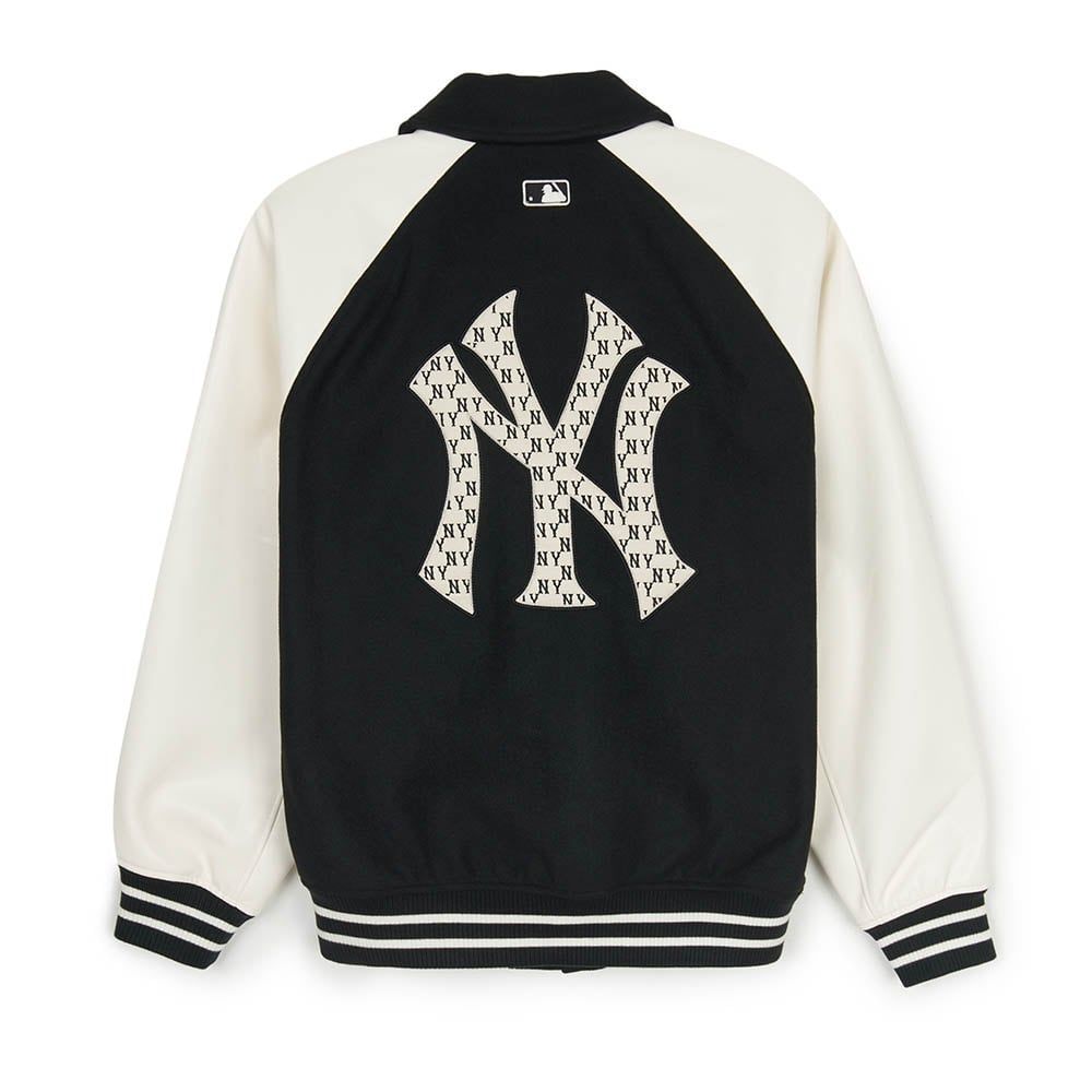  Áo Bomber MLB [Unisex] - Wool Biglux Varsity Jacket NY - 3AJPM1146-50BKS 