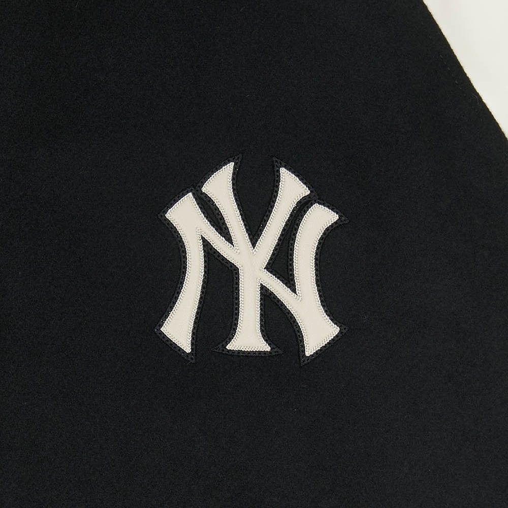  Áo Bomber MLB [Unisex] - Wool Biglux Varsity Jacket NY - 3AJPM1146-50BKS 