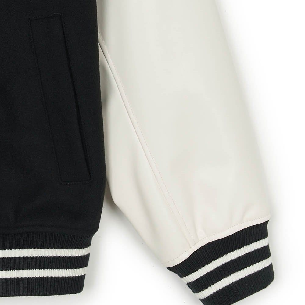  Áo Bomber MLB [Unisex] - Wool Biglux Varsity Jacket NY - 3AJPM1146-50BKS 