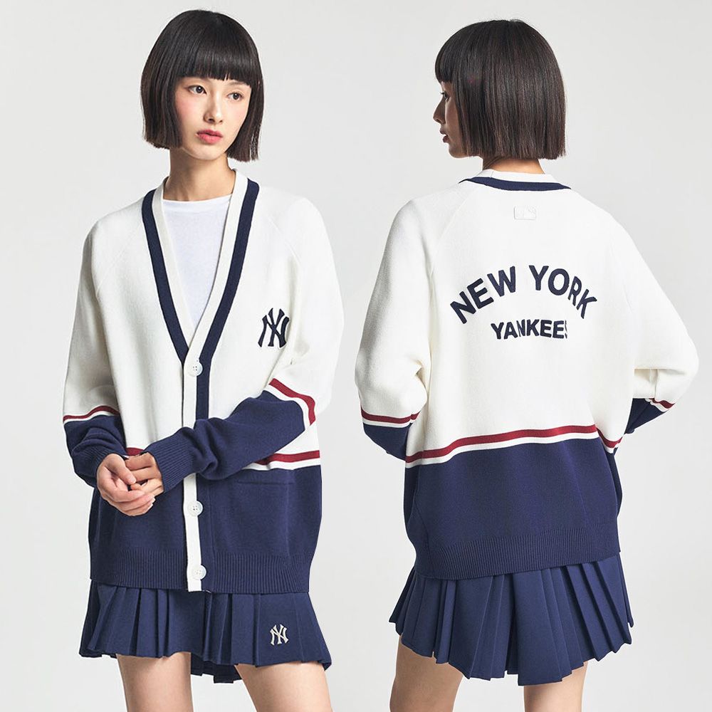  Áo Cardigan MLB [Unisex] Varsity New York Yankees - 3AKCV0144-50CRS 
