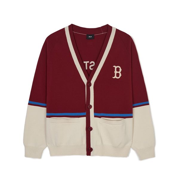 Áo Cardigan MLB [Unisex] Varsity Boston - 3AKCV0144-43WIS
