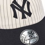 Nón MLB Korea - [Unisex] Signature Stripe Unstructured Ball Cap NY - 3ACPB255N-50BKS 