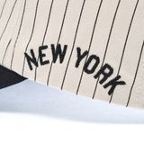  Nón MLB Korea - [Unisex] Signature Stripe Unstructured Ball Cap NY - 3ACPB255N-50BKS 