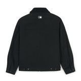  Áo Khoác [Unisex] MLB Korea - Basic Collar Work Jacket - 3AJPB0146-50BKS 