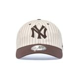 Nón MLB Korea - [Unisex] Signature Stripe Unstructured Ball Cap NY - 3ACPB255N-50BRD 