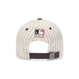  Nón MLB Korea - [Unisex] Signature Stripe Unstructured Ball Cap NY - 3ACPB255N-50BRD 