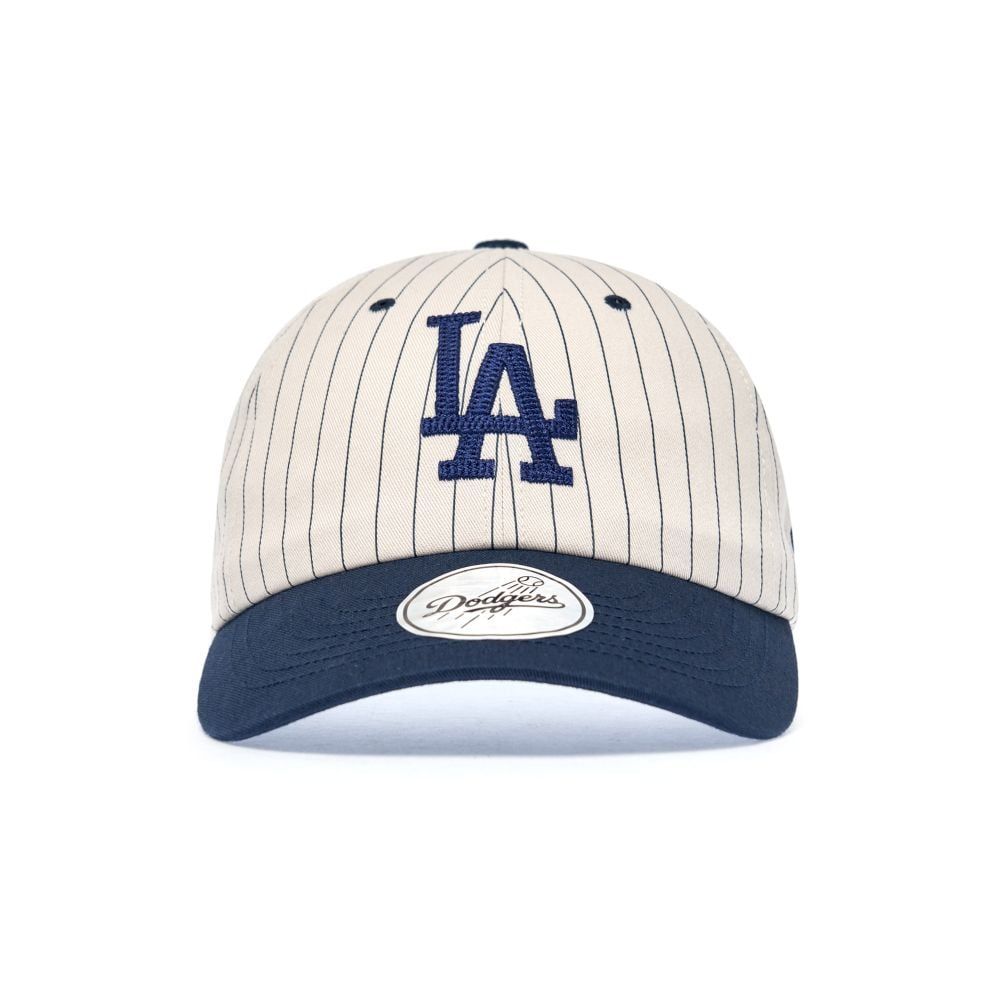  Nón MLB Korea - [Unisex] Signature Stripe Unstructured Ball Cap LA - 3ACPB255N-07NYS 