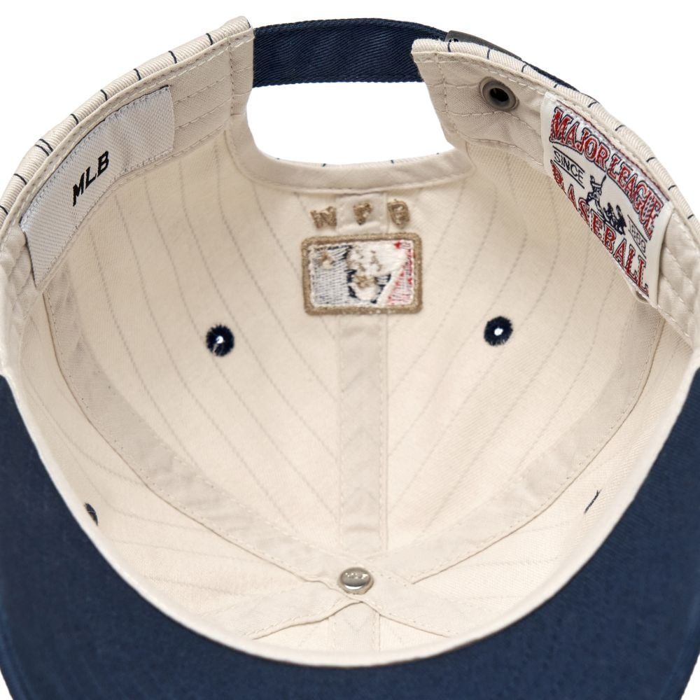  Nón MLB Korea - [Unisex] Signature Stripe Unstructured Ball Cap LA - 3ACPB255N-07NYS 