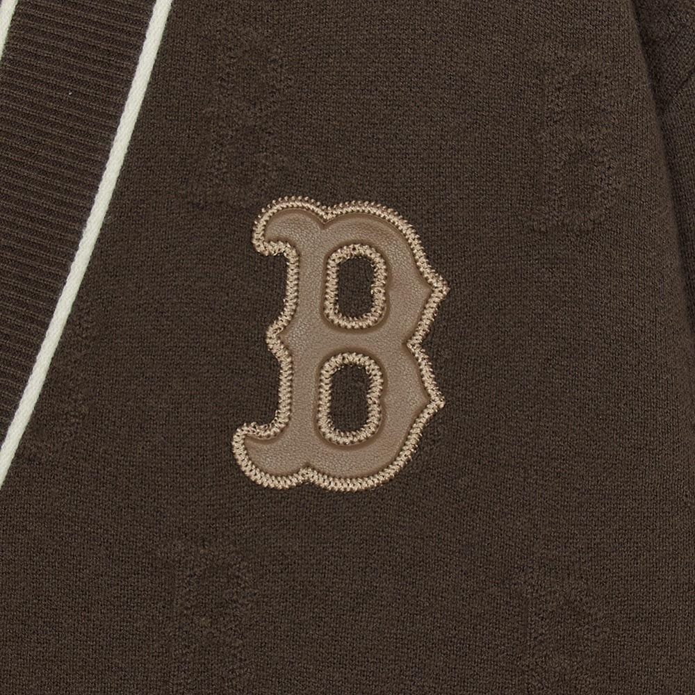  Áo Cardigan MLB [Unisex] - Classic Monogram Tonton Boston - 3AKCM0254-43BRS 