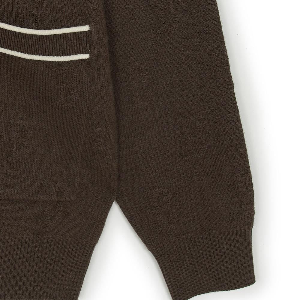  Áo Cardigan MLB [Unisex] - Classic Monogram Tonton Boston - 3AKCM0254-43BRS 