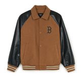  Áo Bomber MLB [Unisex] - Wool Biglux Varsity Jacket Boston - 3AJPM1146-43CAD 