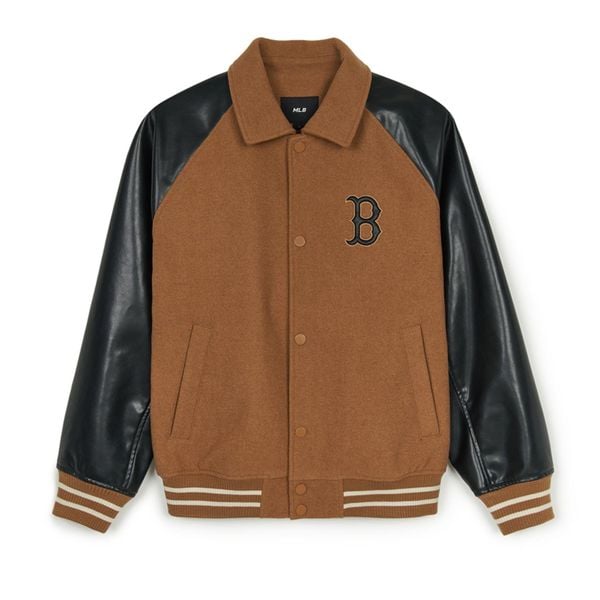 Áo Bomber MLB [Unisex] - Wool Biglux Varsity Jacket Boston - 3AJPM1146-43CAD