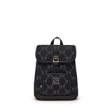  Balo MLB Korea - Dia Monogram Mini Backpack New York Yankees Black - 7ABKMD65N-50BKS 