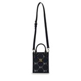  Túi Phone MLB Diamond Monogram Mini Tote NY Black 7ACRMD35N-50BKS 