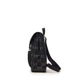  Balo MLB Korea - Dia Monogram Mini Backpack New York Yankees Black - 7ABKMD65N-50BKS 