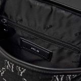  Balo MLB Korea - Dia Monogram Mini Backpack New York Yankees Black - 7ABKMD65N-50BKS 