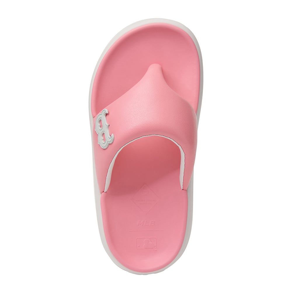  Dép MLB Korea - Base Flip Flops New York Yankees Pink - 3ALPBFL43-43PKS 