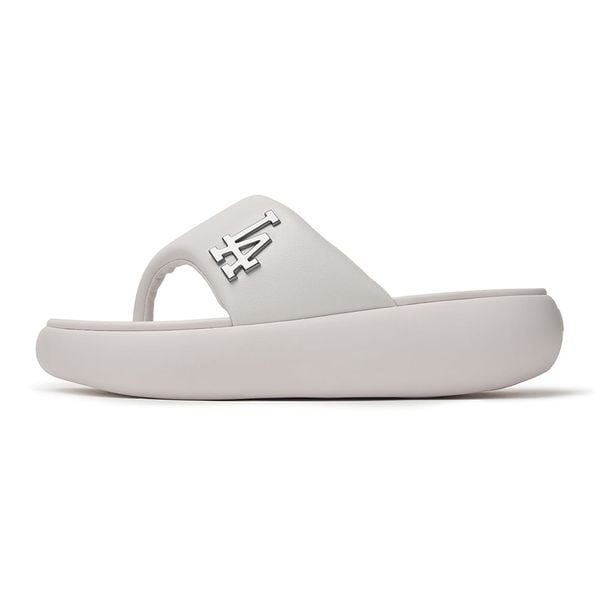 Dép MLB Korea - Base Flip Flops LA Dodgers Ivory - 3ALPBFL43-07IVS