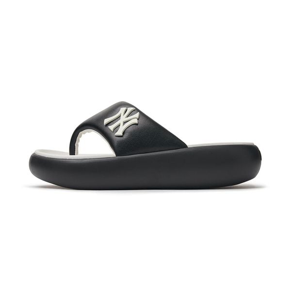 Dép MLB Korea - Base Flip Flops New York Yankees Black - 3ALPBFL43-50BKS