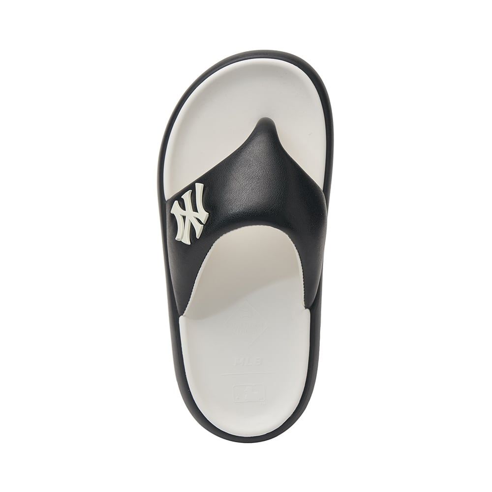  Dép MLB Korea - Base Flip Flops New York Yankees Black - 3ALPBFL43-50BKS 
