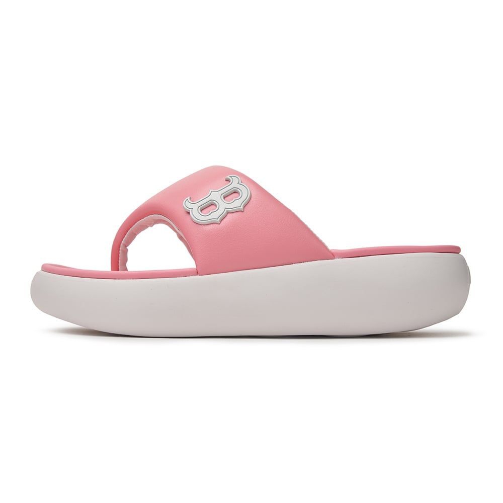 Dép MLB Korea - Base Flip Flops New York Yankees Pink - 3ALPBFL43-43PKS 