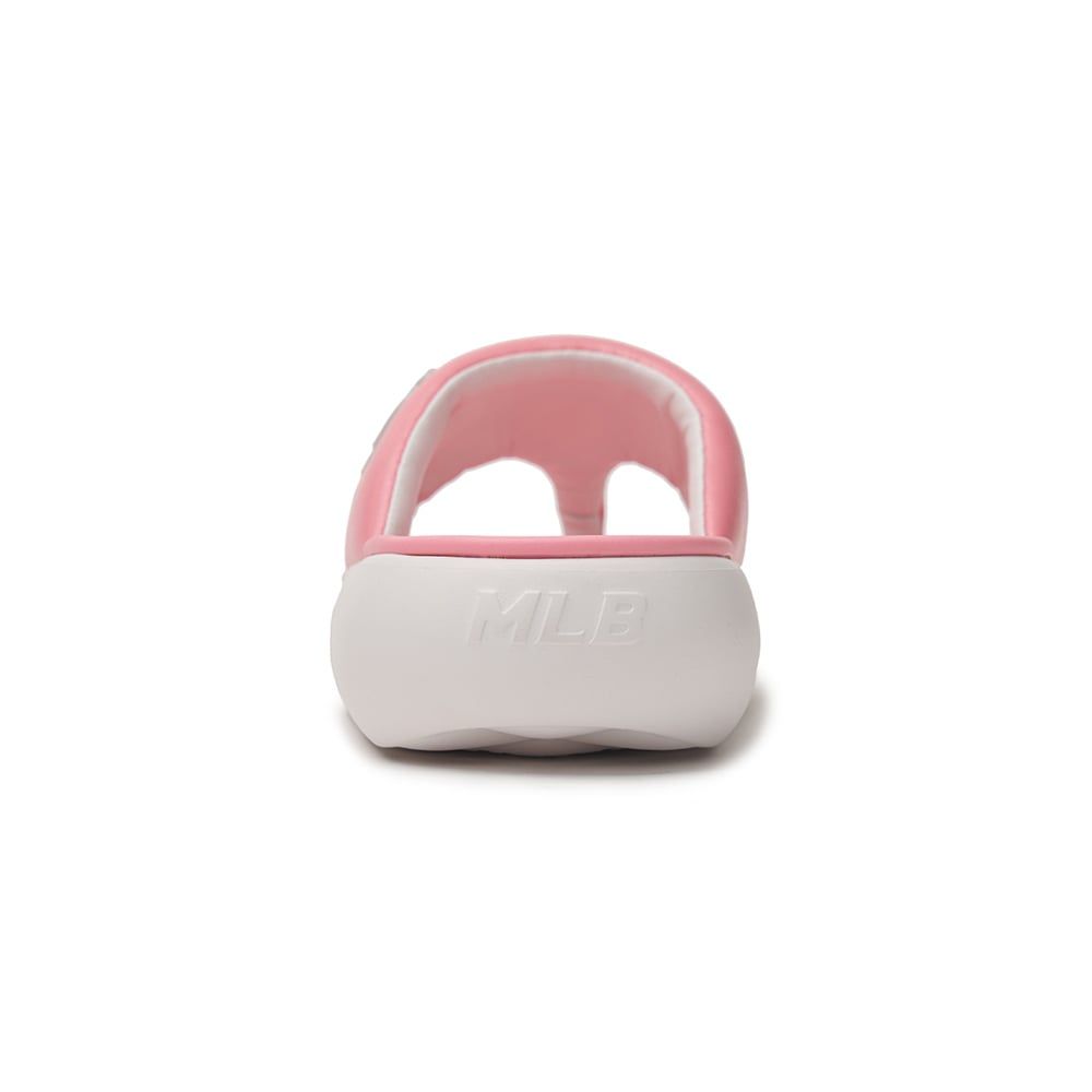  Dép MLB Korea - Base Flip Flops New York Yankees Pink - 3ALPBFL43-43PKS 