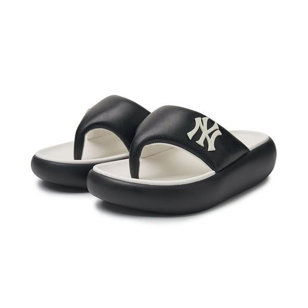 Dép MLB Korea - Base Flip Flops New York Yankees Black - 3ALPBFL43-50BKS
