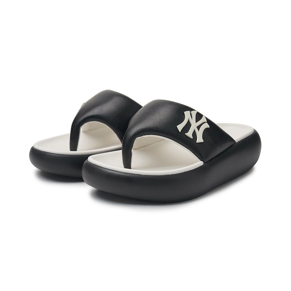 Dép MLB Korea - Base Flip Flops New York Yankees Black - 3ALPBFL43-50BKS 